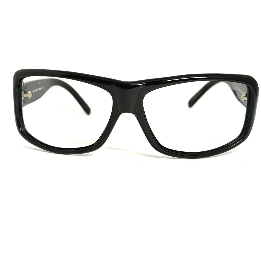 Nicole Miller J'adore Soot Black Rectangular Eyeglass Frames  Accent 64-16-125